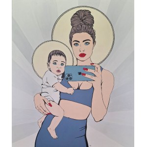 Beata Szustkiewicz, Ma'donna Selfie, 2024