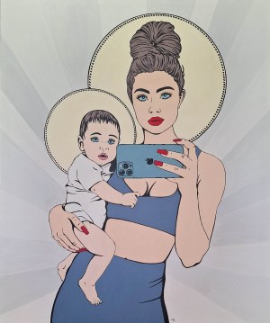 Beata Szustkiewicz, Ma'donna Selfie, 2024