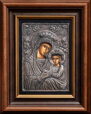 Artista non riconosciuto, Madonna con Bambino, XX secolo.