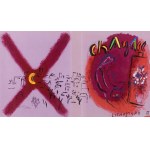 Marc Chagall ( 1887 - 1985 ), Obwoluta albumu: Fernand Mourlot, Chagall. Lithograph II. 1957-1962, wyd. André Sauret, Monte Carlo 1963