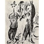 Marc Chagall ( 1887 - 1985 ), Akrobaci, 1963