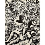 Marc Chagall ( 1887 - 1985 ), Kochankowie przy drzewie, 1963