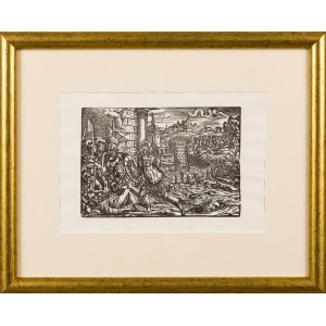 Jost AMMAN (1539 - 1591), Scena biblijna