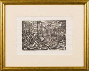Jost AMMAN (1539 - 1591), Scena biblijna