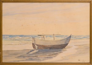 Hanna GALEK-KOWALSKA (19th-20th century), Fishing boat, 1939