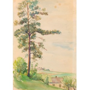 Jerzy HERBST (1907-1975), Tree on a Hill