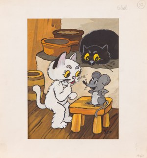 Julitta KARWOWSKA-WNUCZAK (b. 1935), Philemon, Boniface and the mouse