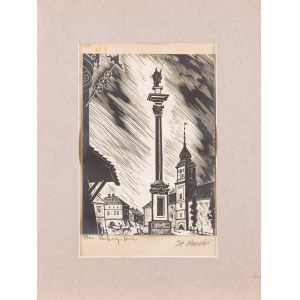 St. MAJEWSKI (XX w.), Plac Zamkowy, Warszawa