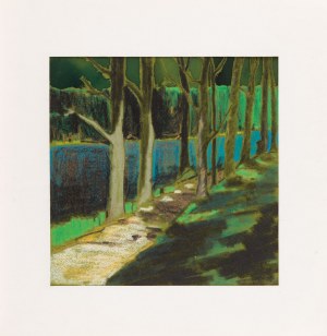 Tomasz NOWAK (20th century), Path along the trees, 1988