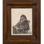 Rembrandt Harmenszoon van RIJN (1606-1669) - według, Portret matki artysty