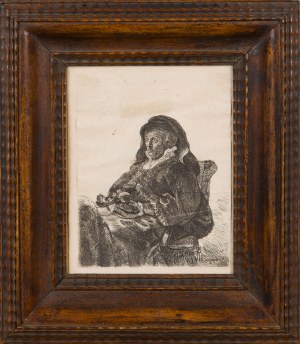 Rembrandt Harmenszoon van RIJN (1606-1669) - according to, Portrait of the artist's mother