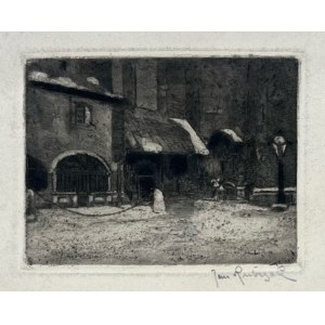 Jan (Dubczak) RUBCZAK (1884-1942), Ogrójec przy Placu Mariackim