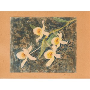 M. SOBOLEWSKI (geb. 20. Jh.), Zweig mit Blumen, 1939