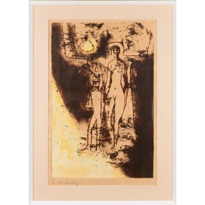 Halina WRZESZCZYŃSKA (1929 - 2018), Z cyklu Matka i syn, 1961