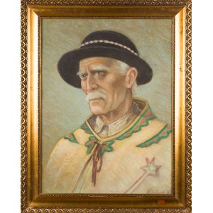 Kasper ŻELECHOWSKI (1863-1942), Highlander in a Hat, 1936