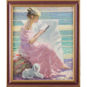 R. ADGAMOV (b. 1951), Model Sur Balcon, 1998