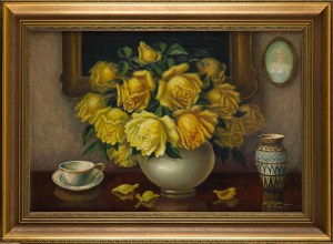 Stefan KURZWEIL (1902-1944), Žlté ruže, 1942