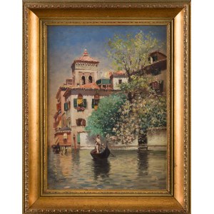 P. ROSSI (XIX w. - XX w.), Gondolier