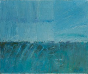 Bożena SZUFLITA (XXe siècle), Paysage - Pluie, 1990-95