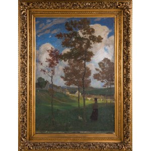 Hans Richard VON VOLKMANN (1860-1927), On a Walk, 1899