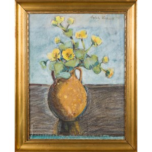 Eustachy WASILKOWSKI (1904-1977), Kaczeńce w wazonie, 1936