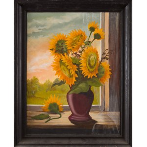 Wojciech WAŚ (20th century), Sunflowers, 1993