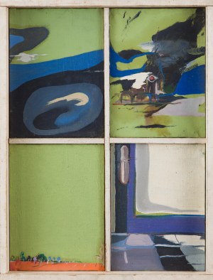 Ewa WIECZOREK (1947-2011), Composition - set of 4 works