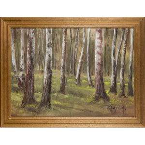 Author unspecified, Polish (20th century), Birch forest