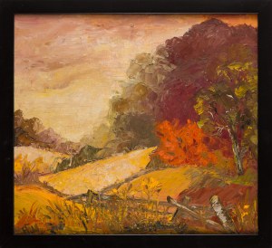Painter unspecified, monogrammed AW (20th century), Autumn Landscape