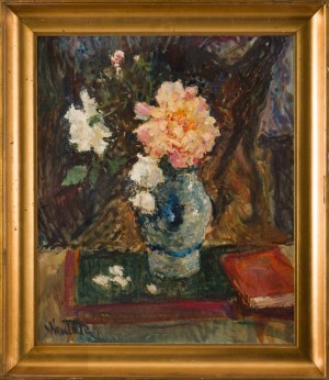 Peintre non spécifié, Polonais, (20e siècle), Fleurs dans un vase