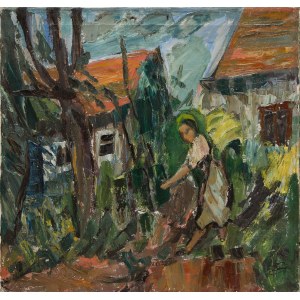 Painter unspecified (20th century), Ogrodniczka