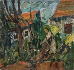 Malířka neurčena (20. století), Ogrodniczka