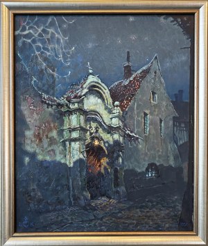 Bronislaw Piotr KOPCZYŃSKI (1882-1964), Street (1931)