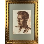 Ludomir SLEŃDZIŃSKI (Slendziński, Ślendziński, Śleńdziński) (1889 Wilno - 1980 Kraków), Portret mężczyzny (1926)