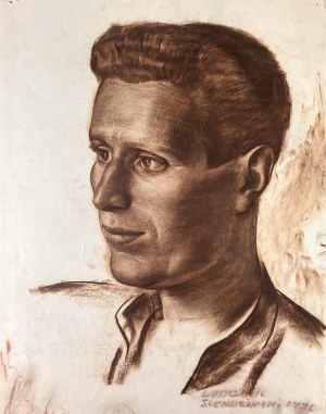 Ludomir SLEŃDZIŃSKI (Slendziński, Ślendziński, Śleńdziński) (1889 Wilno - 1980 Kraków), Portret mężczyzny (1926)
