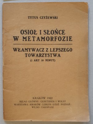 Czyżewski Titus - Donkey and sun in metamorphosis, 1922
