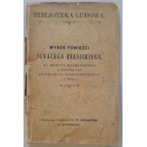 Krasicki Ignacy - Wybór powieści, przed 1902 [ Biblioteka Ludowa, Grudziądz]