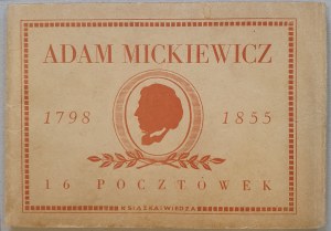 Mickiewicz Adam 1798 - 1855. 16 postcards [carnet, 1950].