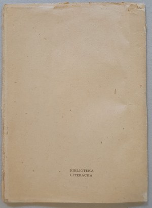 Czeslaw Milosz - Selection of Poems [second circulation, Biblioteka Literacka, Warsaw, 1980].