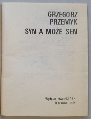 Przemyk Grzegorz - Son or maybe a dream, 1983