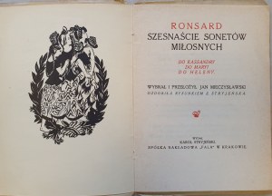 Ronsard - Sixteen Love Sonnets, 1922 [Z. Stryjeńska].