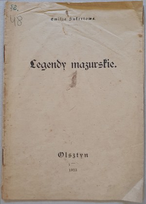 Sukertowa Emilia - Legends of Masuria, 1923
