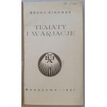 Winawer Bruno - Tematy i warjacje, 1921.