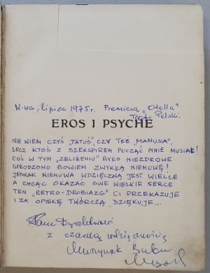 Żuławski Jerzy - Eros et Psyché, 1909 [dédicacé par Maciej Borniński].