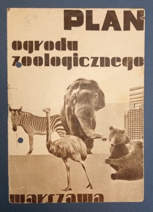 Stażewski Henryk - Plan of the Zoological Garden, Warsaw, 1933