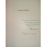 Weintraub Jerzy Kamil - Próba powrotu, Biblioteka Kameny, 1937 /autograf/