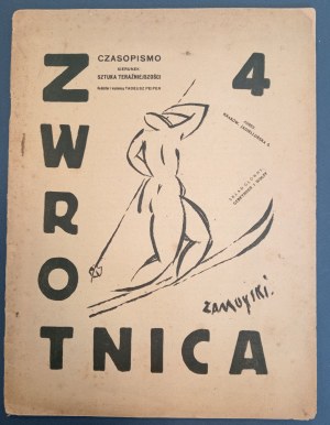 Zwrotnica R.1923 nr 4 /Zamoyski, Strzemiński, Witkacy, Jasieński, Peiper/