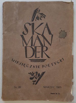 Skamander. R.1925 z.39 /Witkacy - Wahnsinniger und Nonne/.