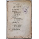 Bard Nadwiślański nad brzegami Duransy i Rodanu, 1833 nr 3 (ost. + fragment nr 2)