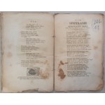 Bard Nadwiślański nad brzegami Duransy i Rodanu, 1833 nr 3 (ost. + fragment nr 2)